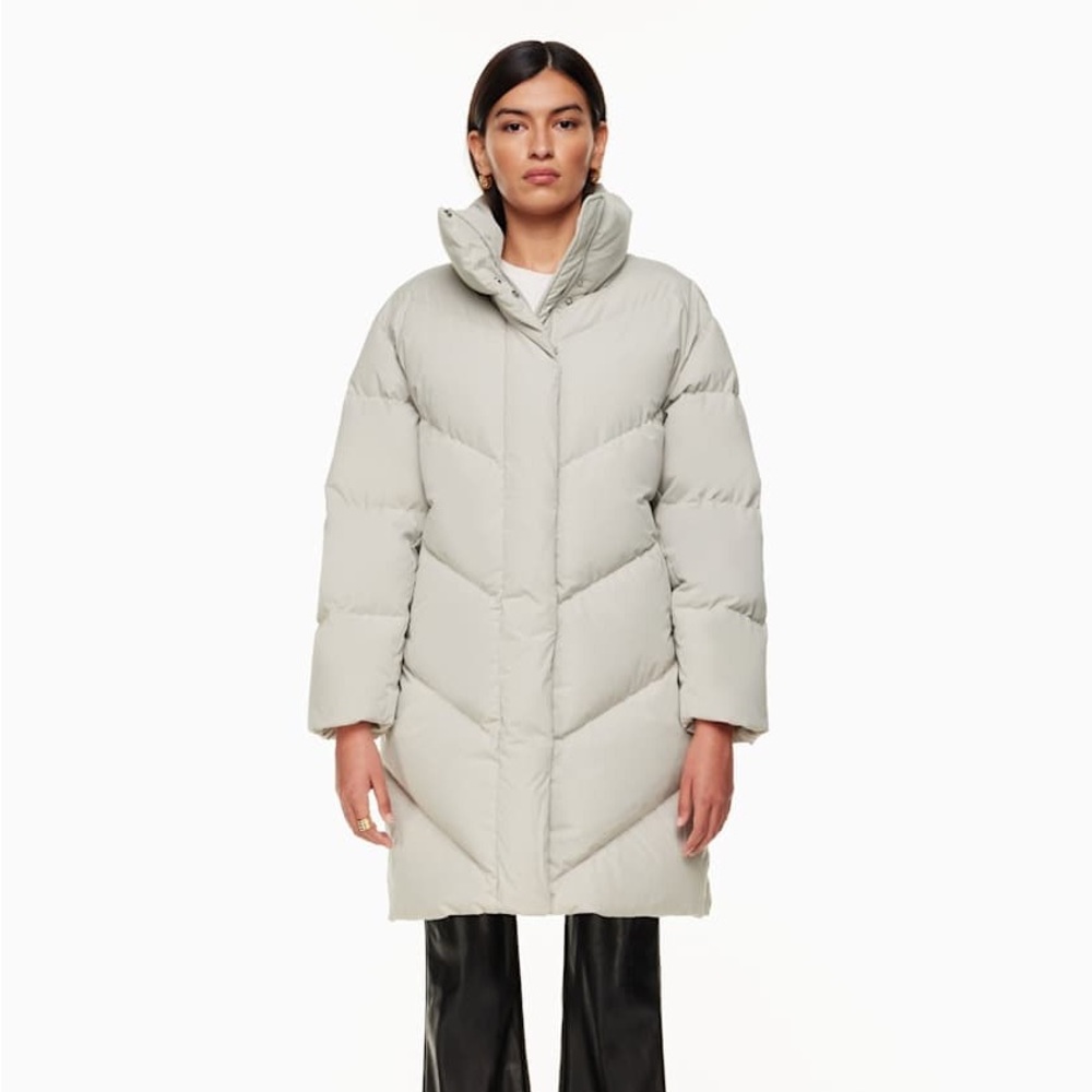 Wilfred Light Gray Puffer Jacket